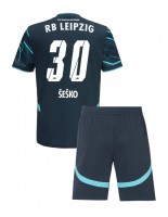 RB Leipzig Benjamin Sesko #30 Tredjedraktsett Barn 2024-25 Korte ermer (+ bukser)